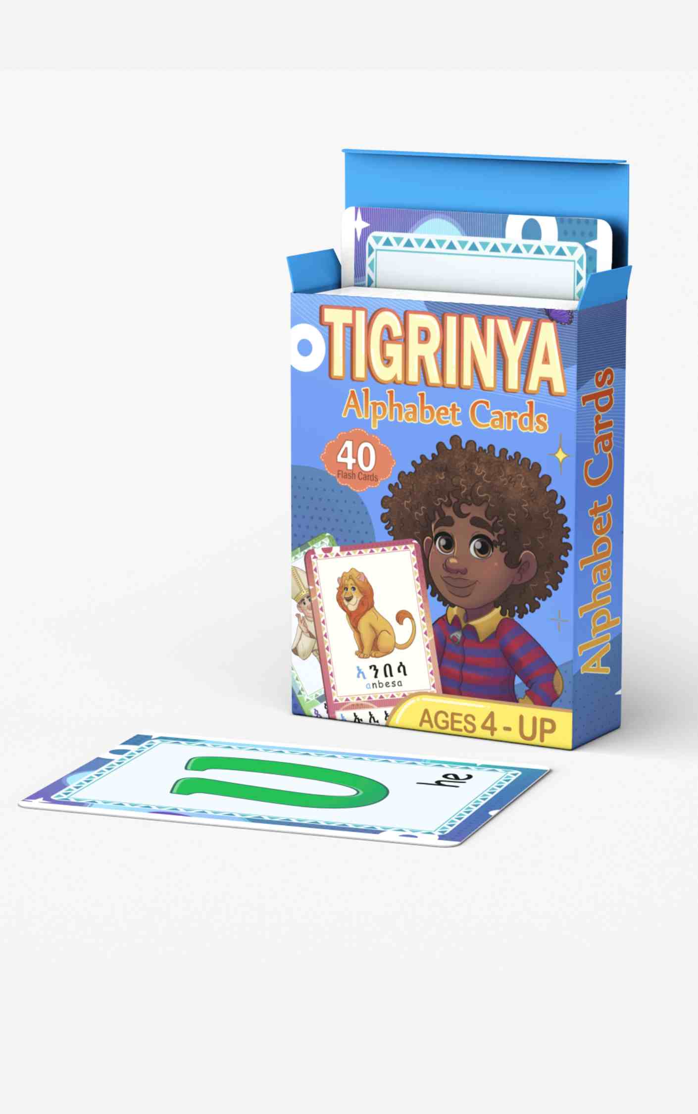 ካርድታት ፊደላት ትግርኛ/ Tigrinya Alphabets Flash cards
